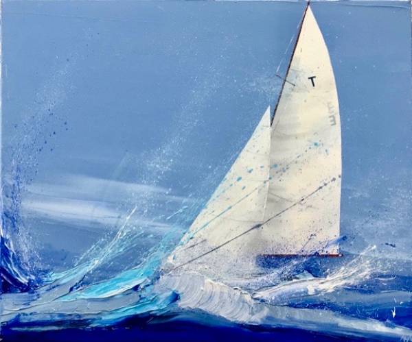 - Acrylic on Canvas, Painting by Annabel Menheneott, measuring 50 x 60 cm (H x W) framed at 55 x 65 cm £850